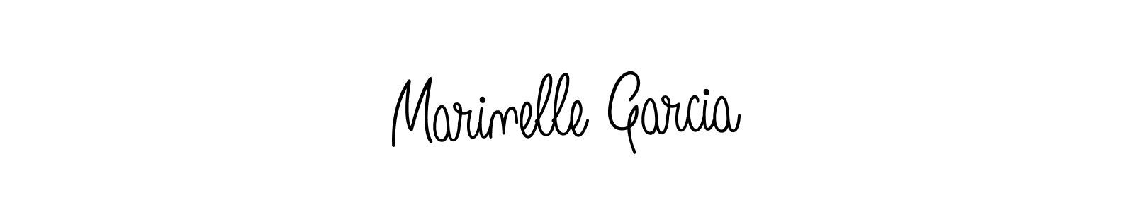 How to make Marinelle Garcia signature? Angelique-Rose-font-FFP is a professional autograph style. Create handwritten signature for Marinelle Garcia name. Marinelle Garcia signature style 5 images and pictures png