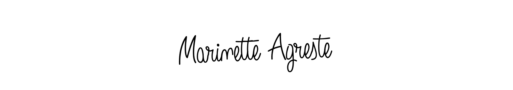 The best way (Angelique-Rose-font-FFP) to make a short signature is to pick only two or three words in your name. The name Marinette Agreste include a total of six letters. For converting this name. Marinette Agreste signature style 5 images and pictures png