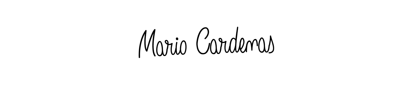 Use a signature maker to create a handwritten signature online. With this signature software, you can design (Angelique-Rose-font-FFP) your own signature for name Mario Cardenas. Mario Cardenas signature style 5 images and pictures png