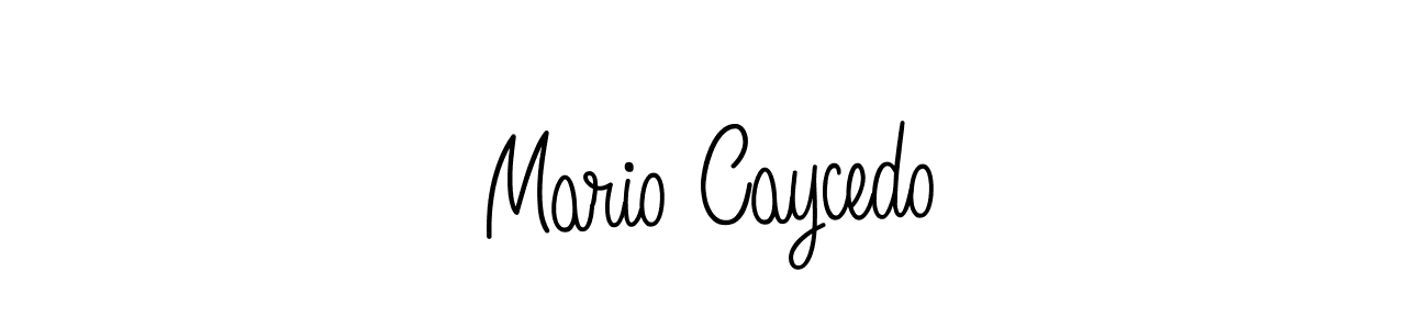 How to Draw Mario Caycedo signature style? Angelique-Rose-font-FFP is a latest design signature styles for name Mario Caycedo. Mario Caycedo signature style 5 images and pictures png