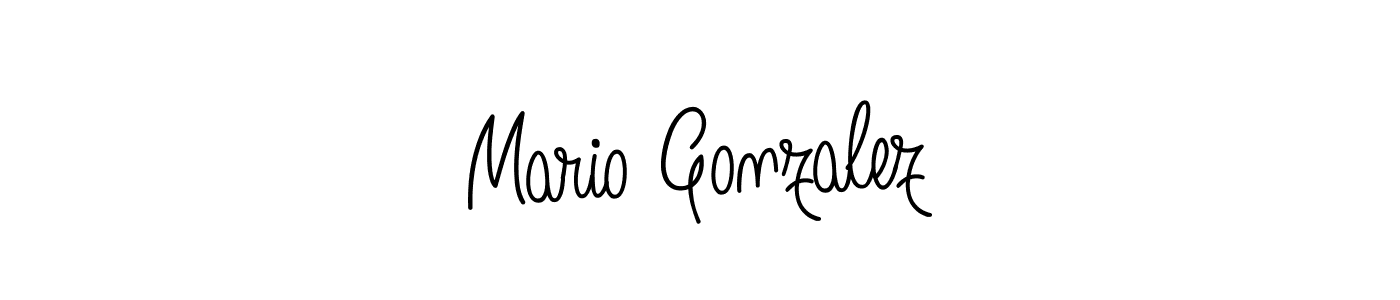 Best and Professional Signature Style for Mario Gonzalez. Angelique-Rose-font-FFP Best Signature Style Collection. Mario Gonzalez signature style 5 images and pictures png