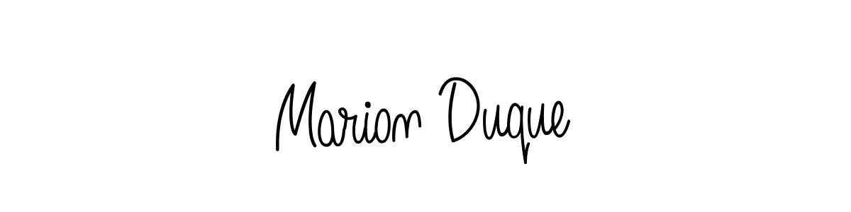Once you've used our free online signature maker to create your best signature Angelique-Rose-font-FFP style, it's time to enjoy all of the benefits that Marion Duque name signing documents. Marion Duque signature style 5 images and pictures png