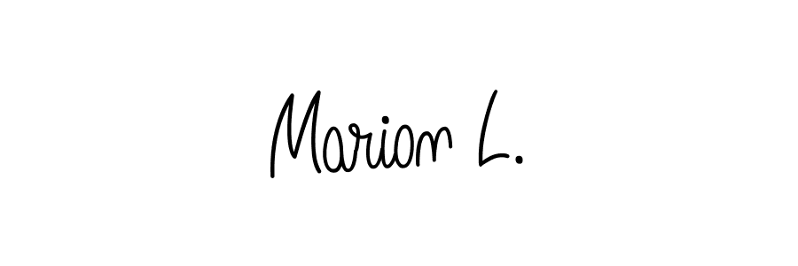 Also You can easily find your signature by using the search form. We will create Marion L. name handwritten signature images for you free of cost using Angelique-Rose-font-FFP sign style. Marion L. signature style 5 images and pictures png