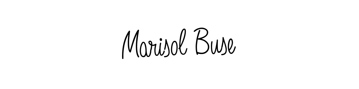 How to make Marisol Buse name signature. Use Angelique-Rose-font-FFP style for creating short signs online. This is the latest handwritten sign. Marisol Buse signature style 5 images and pictures png