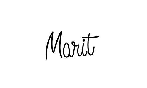 Also we have Marit name is the best signature style. Create professional handwritten signature collection using Angelique-Rose-font-FFP autograph style. Marit signature style 5 images and pictures png