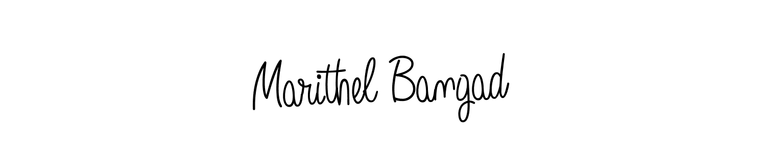 Similarly Angelique-Rose-font-FFP is the best handwritten signature design. Signature creator online .You can use it as an online autograph creator for name Marithel Bangad. Marithel Bangad signature style 5 images and pictures png