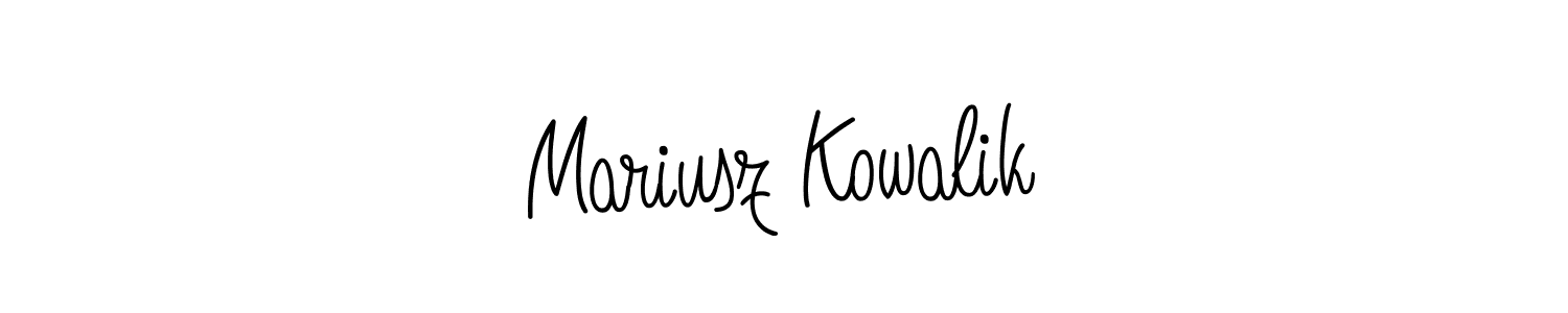 You can use this online signature creator to create a handwritten signature for the name Mariusz Kowalik. This is the best online autograph maker. Mariusz Kowalik signature style 5 images and pictures png