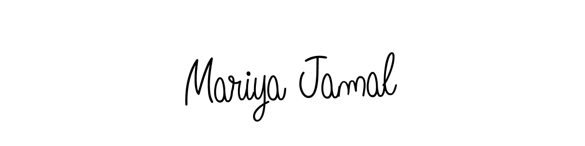 How to make Mariya Jamal signature? Angelique-Rose-font-FFP is a professional autograph style. Create handwritten signature for Mariya Jamal name. Mariya Jamal signature style 5 images and pictures png