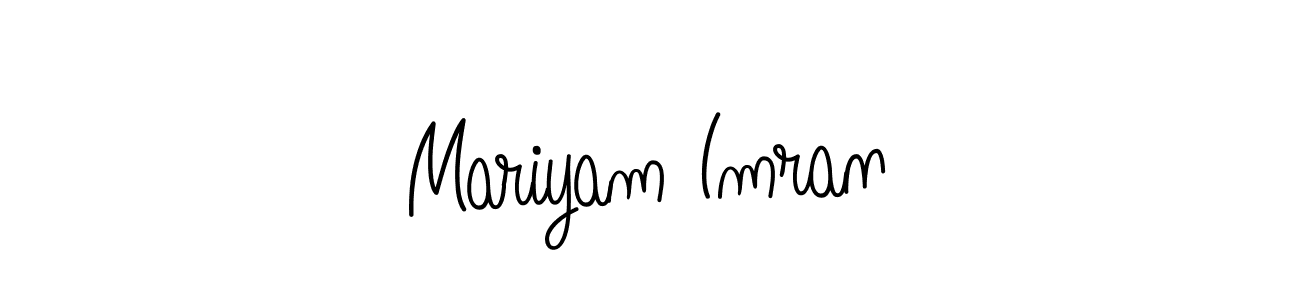 Make a short Mariyam Imran signature style. Manage your documents anywhere anytime using Angelique-Rose-font-FFP. Create and add eSignatures, submit forms, share and send files easily. Mariyam Imran signature style 5 images and pictures png