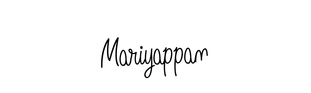 Also we have Mariyappan name is the best signature style. Create professional handwritten signature collection using Angelique-Rose-font-FFP autograph style. Mariyappan signature style 5 images and pictures png