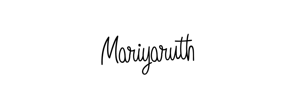 How to make Mariyaruth signature? Angelique-Rose-font-FFP is a professional autograph style. Create handwritten signature for Mariyaruth name. Mariyaruth signature style 5 images and pictures png