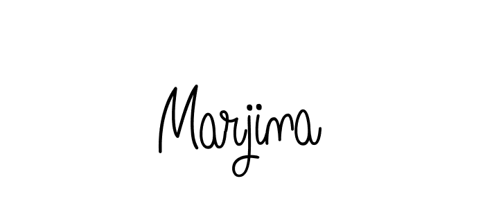 Also we have Marjina name is the best signature style. Create professional handwritten signature collection using Angelique-Rose-font-FFP autograph style. Marjina signature style 5 images and pictures png