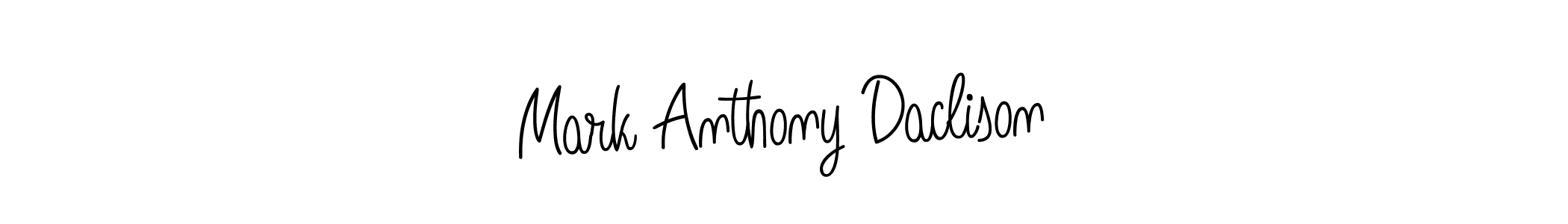 Once you've used our free online signature maker to create your best signature Angelique-Rose-font-FFP style, it's time to enjoy all of the benefits that Mark Anthony Daclison name signing documents. Mark Anthony Daclison signature style 5 images and pictures png