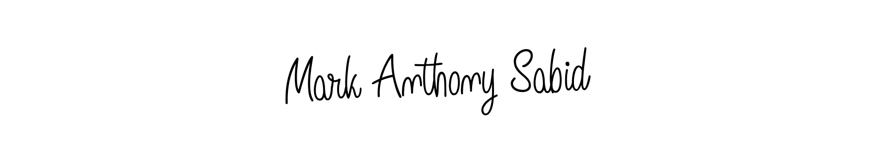 You should practise on your own different ways (Angelique-Rose-font-FFP) to write your name (Mark Anthony Sabid) in signature. don't let someone else do it for you. Mark Anthony Sabid signature style 5 images and pictures png