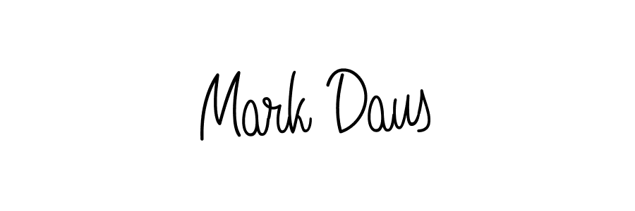 Design your own signature with our free online signature maker. With this signature software, you can create a handwritten (Angelique-Rose-font-FFP) signature for name Mark Daus. Mark Daus signature style 5 images and pictures png