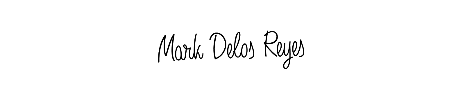 Mark Delos Reyes stylish signature style. Best Handwritten Sign (Angelique-Rose-font-FFP) for my name. Handwritten Signature Collection Ideas for my name Mark Delos Reyes. Mark Delos Reyes signature style 5 images and pictures png