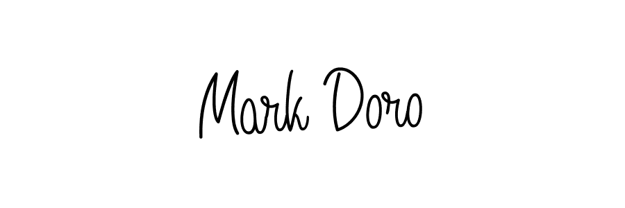 How to Draw Mark Doro signature style? Angelique-Rose-font-FFP is a latest design signature styles for name Mark Doro. Mark Doro signature style 5 images and pictures png