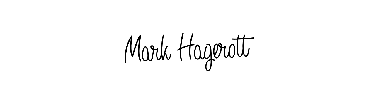 Use a signature maker to create a handwritten signature online. With this signature software, you can design (Angelique-Rose-font-FFP) your own signature for name Mark Hagerott. Mark Hagerott signature style 5 images and pictures png