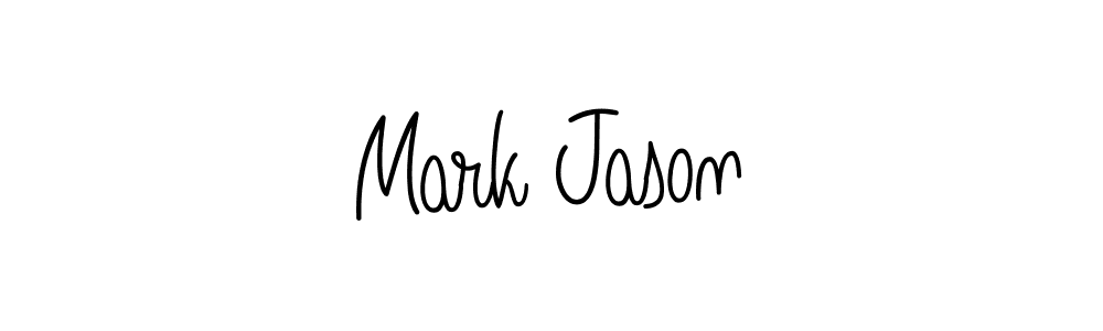 Use a signature maker to create a handwritten signature online. With this signature software, you can design (Angelique-Rose-font-FFP) your own signature for name Mark Jason. Mark Jason signature style 5 images and pictures png