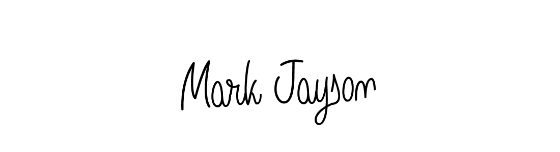 How to Draw Mark Jayson signature style? Angelique-Rose-font-FFP is a latest design signature styles for name Mark Jayson. Mark Jayson signature style 5 images and pictures png