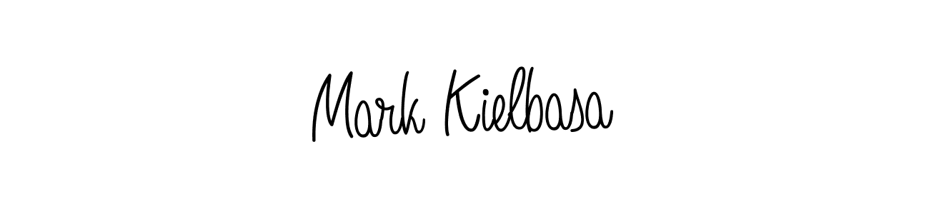 How to Draw Mark Kielbasa signature style? Angelique-Rose-font-FFP is a latest design signature styles for name Mark Kielbasa. Mark Kielbasa signature style 5 images and pictures png