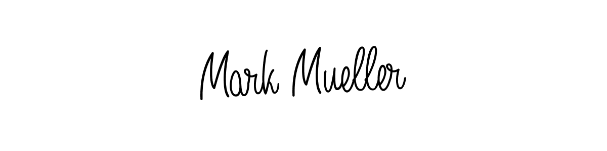 Mark Mueller stylish signature style. Best Handwritten Sign (Angelique-Rose-font-FFP) for my name. Handwritten Signature Collection Ideas for my name Mark Mueller. Mark Mueller signature style 5 images and pictures png