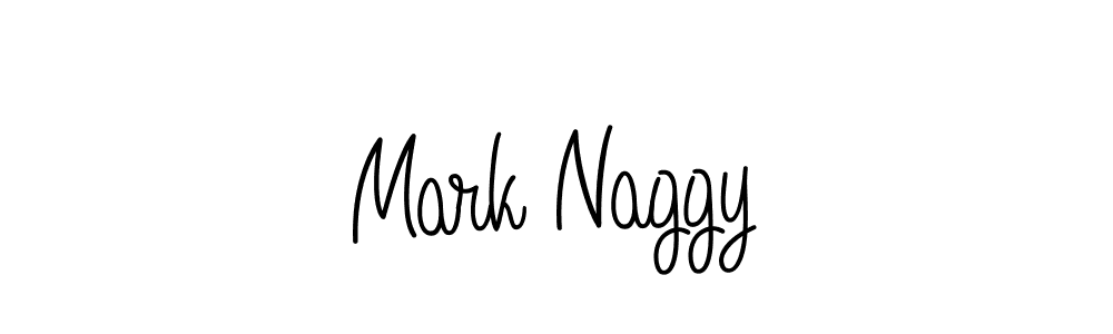 Use a signature maker to create a handwritten signature online. With this signature software, you can design (Angelique-Rose-font-FFP) your own signature for name Mark Naggy. Mark Naggy signature style 5 images and pictures png