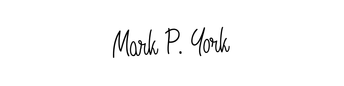 if you are searching for the best signature style for your name Mark P. York. so please give up your signature search. here we have designed multiple signature styles  using Angelique-Rose-font-FFP. Mark P. York signature style 5 images and pictures png