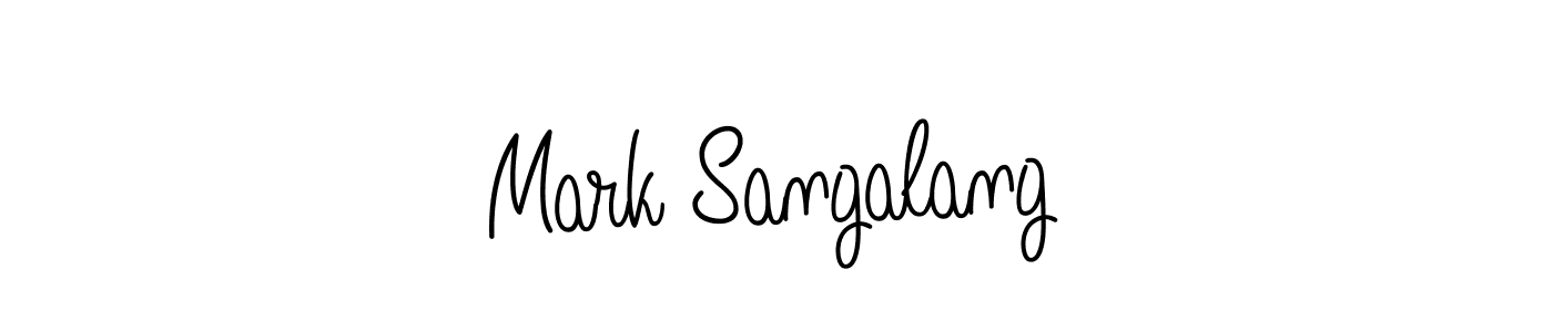 How to make Mark Sangalang signature? Angelique-Rose-font-FFP is a professional autograph style. Create handwritten signature for Mark Sangalang name. Mark Sangalang signature style 5 images and pictures png