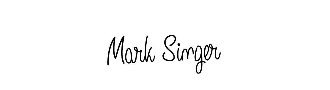 Mark Singer stylish signature style. Best Handwritten Sign (Angelique-Rose-font-FFP) for my name. Handwritten Signature Collection Ideas for my name Mark Singer. Mark Singer signature style 5 images and pictures png