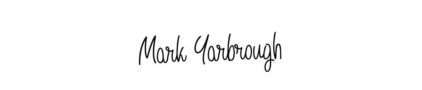 Use a signature maker to create a handwritten signature online. With this signature software, you can design (Angelique-Rose-font-FFP) your own signature for name Mark Yarbrough. Mark Yarbrough signature style 5 images and pictures png