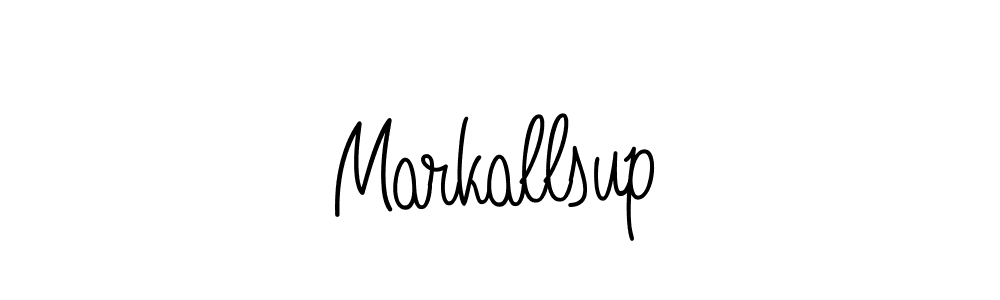 Create a beautiful signature design for name Markallsup. With this signature (Angelique-Rose-font-FFP) fonts, you can make a handwritten signature for free. Markallsup signature style 5 images and pictures png