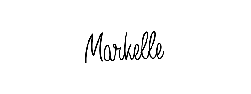 The best way (Angelique-Rose-font-FFP) to make a short signature is to pick only two or three words in your name. The name Markelle include a total of six letters. For converting this name. Markelle signature style 5 images and pictures png