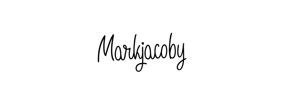 How to make Markjacoby signature? Angelique-Rose-font-FFP is a professional autograph style. Create handwritten signature for Markjacoby name. Markjacoby signature style 5 images and pictures png