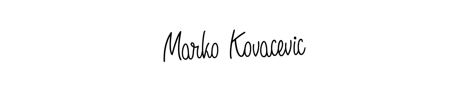 How to make Marko Kovacevic signature? Angelique-Rose-font-FFP is a professional autograph style. Create handwritten signature for Marko Kovacevic name. Marko Kovacevic signature style 5 images and pictures png
