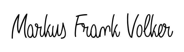 The Angelique-Rose-font-FFP font transforms the name Markus Frank Volker into an executive sign with sharp precision and distinguished character. Markus Frank Volker signature style 5 images and pictures png