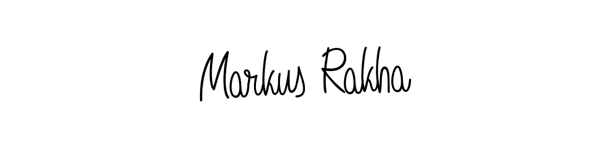 Also we have Markus Rakha name is the best signature style. Create professional handwritten signature collection using Angelique-Rose-font-FFP autograph style. Markus Rakha signature style 5 images and pictures png