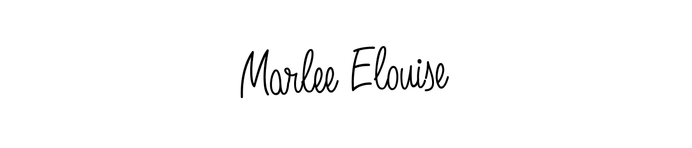 Once you've used our free online signature maker to create your best signature Angelique-Rose-font-FFP style, it's time to enjoy all of the benefits that Marlee Elouise name signing documents. Marlee Elouise signature style 5 images and pictures png