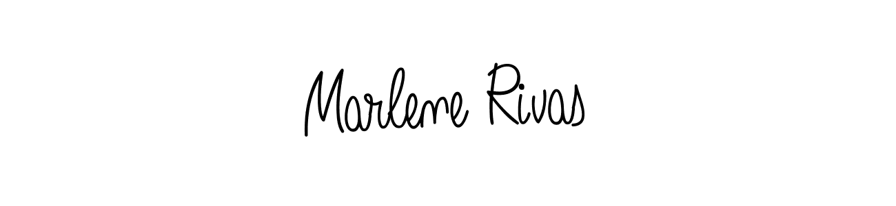 Create a beautiful signature design for name Marlene Rivas. With this signature (Angelique-Rose-font-FFP) fonts, you can make a handwritten signature for free. Marlene Rivas signature style 5 images and pictures png