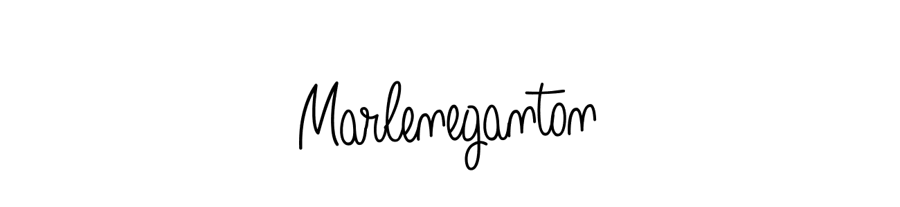 Use a signature maker to create a handwritten signature online. With this signature software, you can design (Angelique-Rose-font-FFP) your own signature for name Marleneganton. Marleneganton signature style 5 images and pictures png