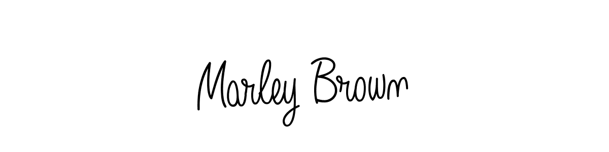 How to make Marley Brown signature? Angelique-Rose-font-FFP is a professional autograph style. Create handwritten signature for Marley Brown name. Marley Brown signature style 5 images and pictures png