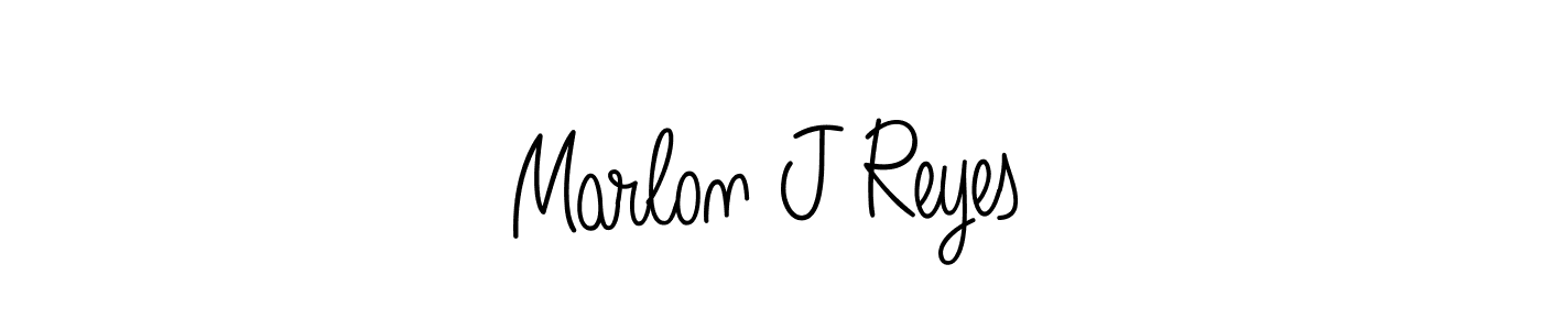 if you are searching for the best signature style for your name Marlon J Reyes. so please give up your signature search. here we have designed multiple signature styles  using Angelique-Rose-font-FFP. Marlon J Reyes signature style 5 images and pictures png