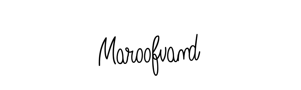 How to Draw Maroofvand signature style? Angelique-Rose-font-FFP is a latest design signature styles for name Maroofvand. Maroofvand signature style 5 images and pictures png