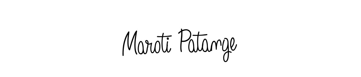 How to Draw Maroti Patange signature style? Angelique-Rose-font-FFP is a latest design signature styles for name Maroti Patange. Maroti Patange signature style 5 images and pictures png