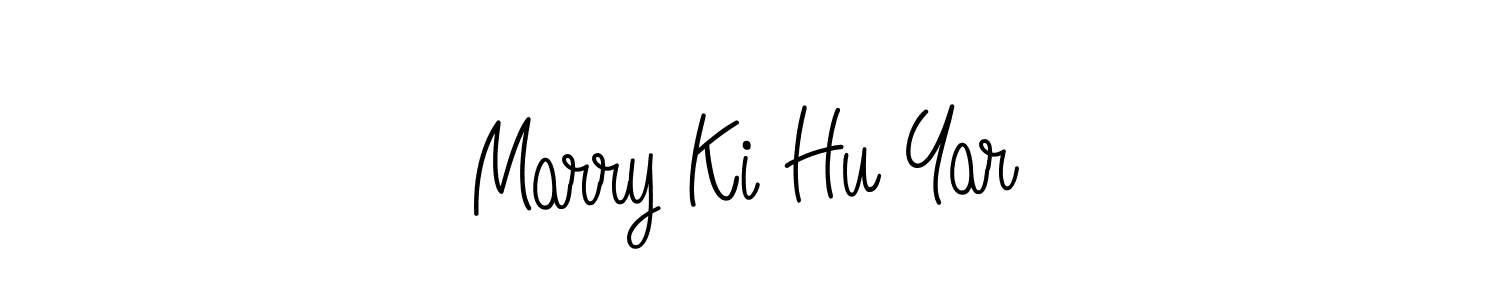 Also we have Marry Ki Hu Yar name is the best signature style. Create professional handwritten signature collection using Angelique-Rose-font-FFP autograph style. Marry Ki Hu Yar signature style 5 images and pictures png