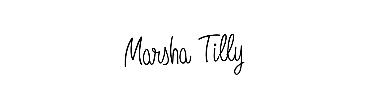 Similarly Angelique-Rose-font-FFP is the best handwritten signature design. Signature creator online .You can use it as an online autograph creator for name Marsha Tilly. Marsha Tilly signature style 5 images and pictures png