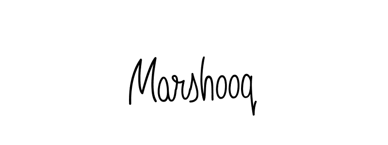 Create a beautiful signature design for name Marshooq. With this signature (Angelique-Rose-font-FFP) fonts, you can make a handwritten signature for free. Marshooq signature style 5 images and pictures png