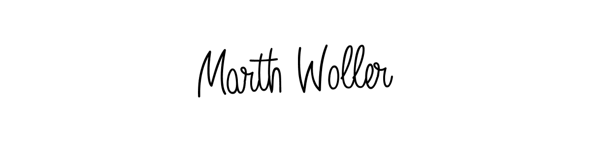 Once you've used our free online signature maker to create your best signature Angelique-Rose-font-FFP style, it's time to enjoy all of the benefits that Marth Woller name signing documents. Marth Woller signature style 5 images and pictures png