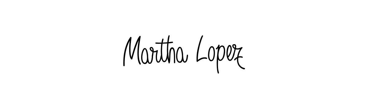 The best way (Angelique-Rose-font-FFP) to make a short signature is to pick only two or three words in your name. The name Martha Lopez include a total of six letters. For converting this name. Martha Lopez signature style 5 images and pictures png