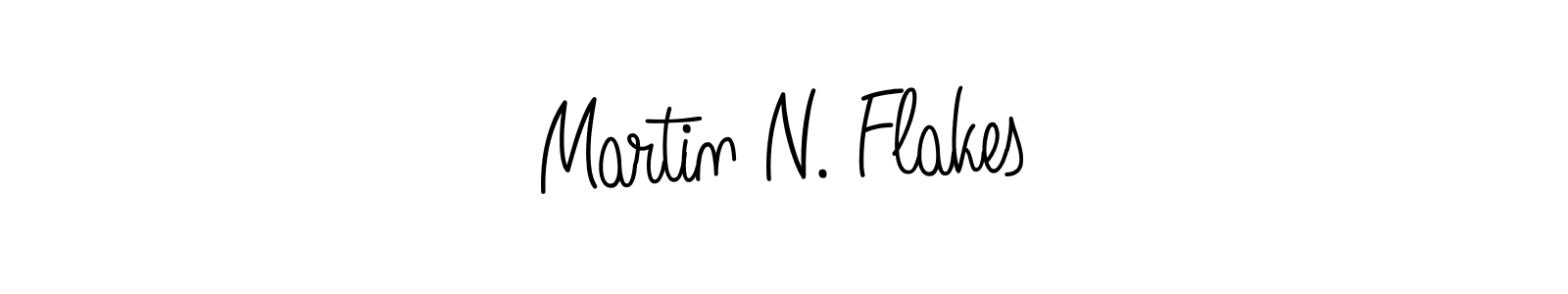 How to make Martin N. Flakes name signature. Use Angelique-Rose-font-FFP style for creating short signs online. This is the latest handwritten sign. Martin N. Flakes signature style 5 images and pictures png